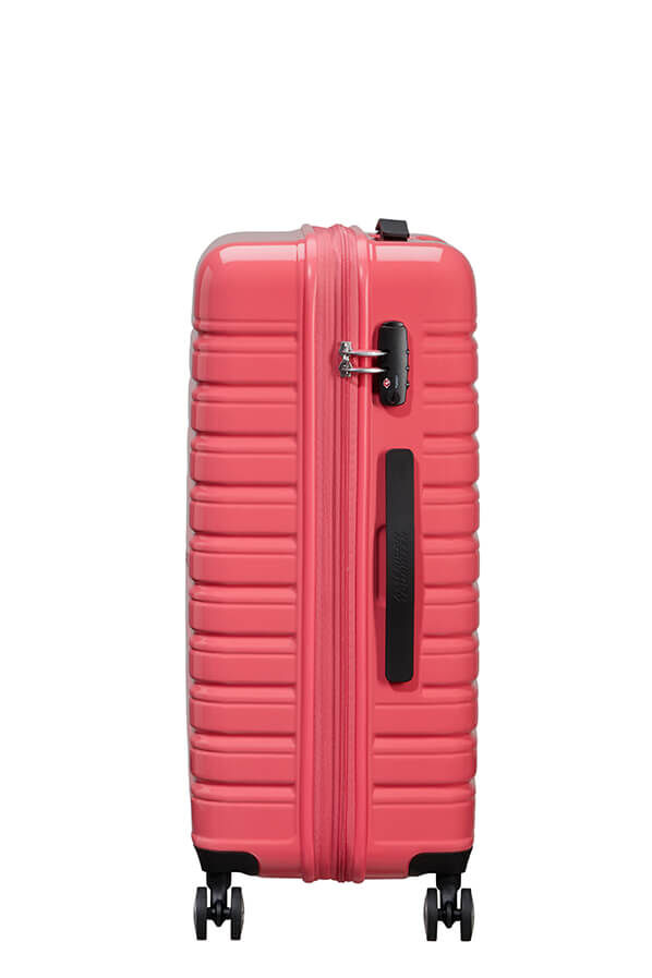 Flashline Pop Medium Check-in | American Tourister Flashline Pop Spinner Exp TSA 67cm  Coral Pink