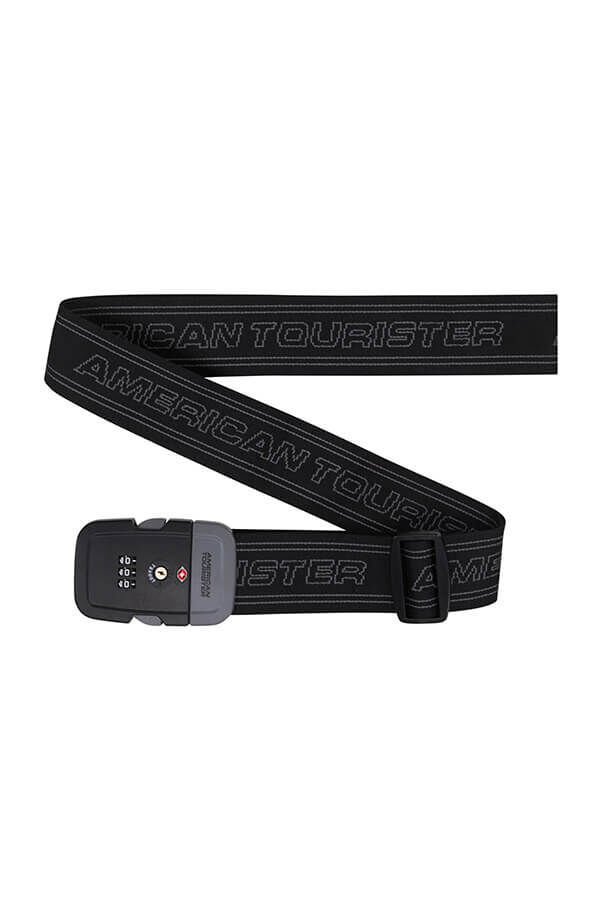 American Tourister American Tourist. Ta Luggage Belt TSA  Svart/Gr&aring;
