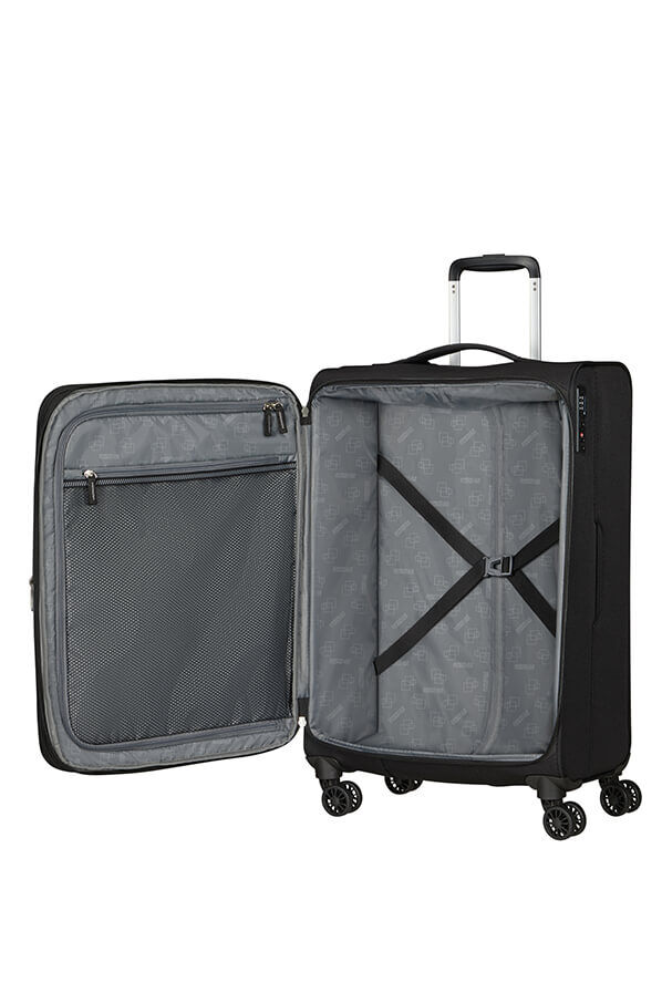 American Tourister Aerospin Spinner Expandable M  Svart