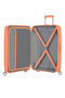 SoundBox Medium innsjekket | American Tourister Soundbox Spinner TSA Expandable 67cm  Cantaloupe