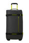 American Tourister Urban Track Duffle with Wheels Coated M  Black/Lime