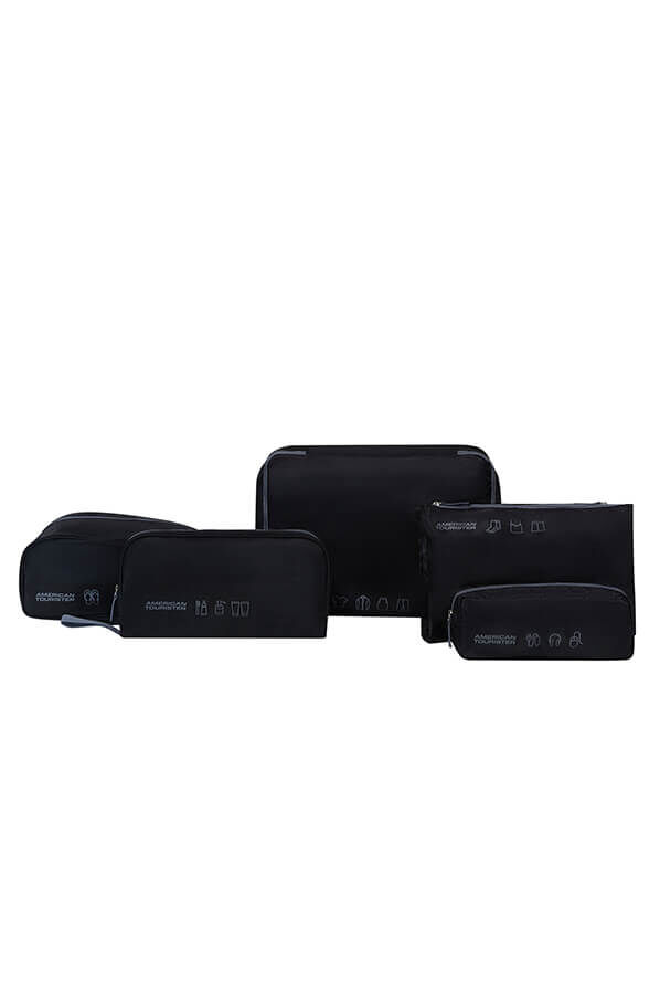 American Tourister American Tourist. Ta Packing Organizers 5Pcs  Svart/Gr&aring;
