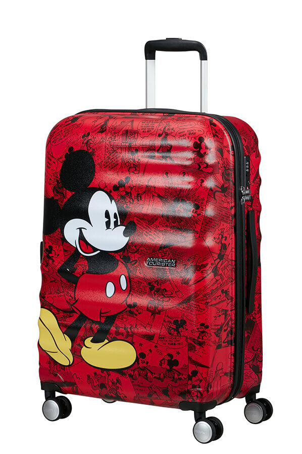 American Tourister Disney Wavebreaker Spinner TSA Disney Fl 67cm  Mickey Comics Red