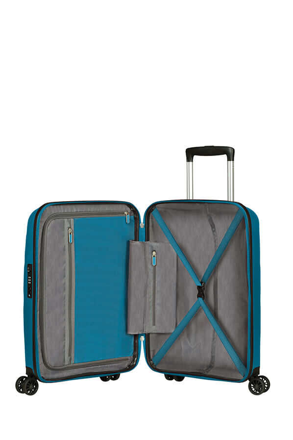 American Tourister Bon Air Dlx Spinner TSA 55cm  Seaport Blue