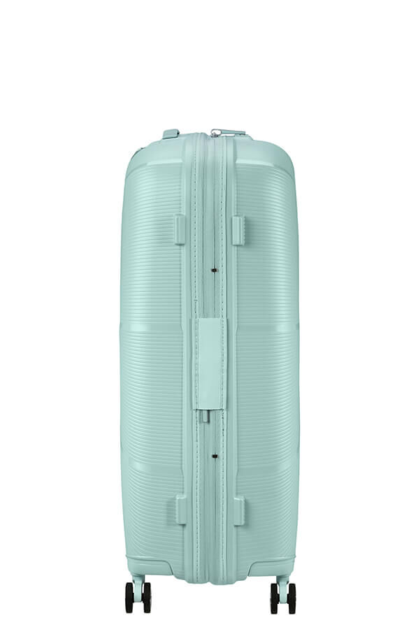 American Tourister StarVibe Spinner Expandable TSA 77cm  Metallic Surf Blue
