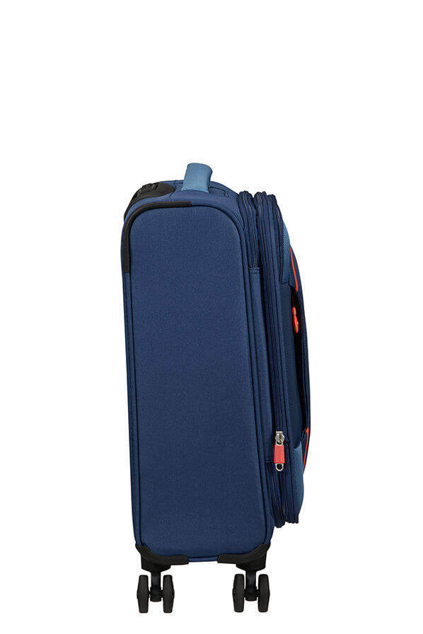 American Tourister Pulsonic Spinner Expandable 55cm  Marinebl&aring;