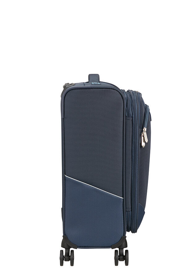 American Tourister SummerRide Spinner Expandable TSA 55cm L35  Marinebl&aring;