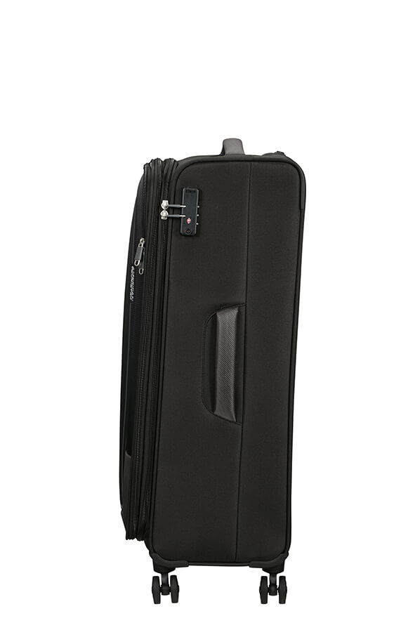 American Tourister Pulsonic Spinner Expandable 81cm  Asfalt Svart