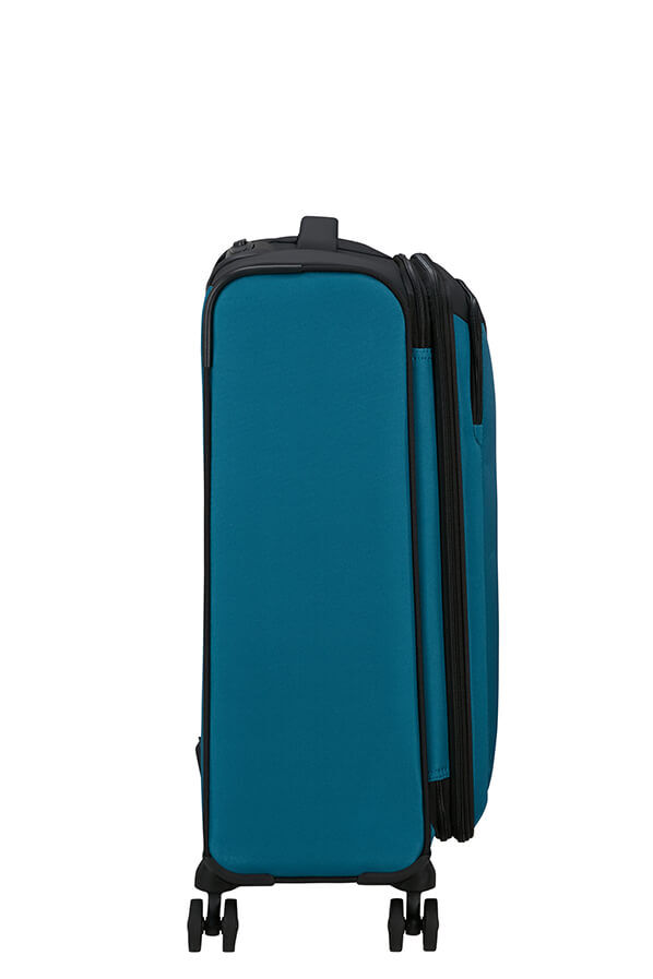 American Tourister Daring Dash Spinner Expandable TSA M  Svart/Bl&aring;