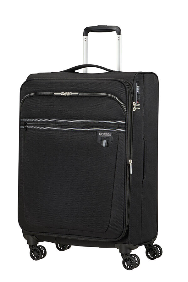American Tourister Aerospin Spinner Expandable M  Svart