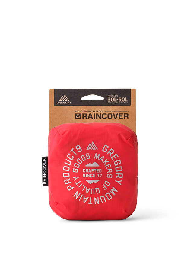 Gregory  Raincover 30L-50L  Beaming Red
