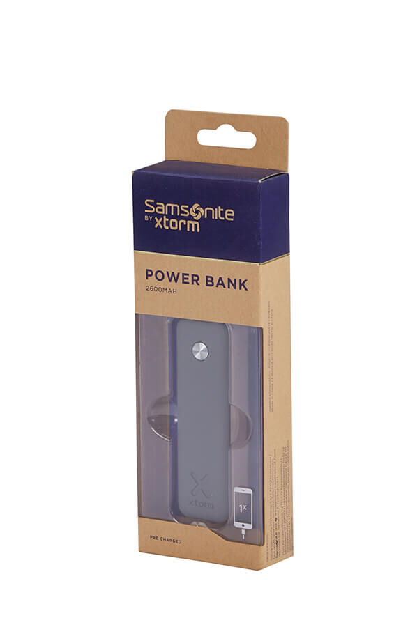 Samsonite Global Ta Powerbank 2600MAH Form&oslash;rkelsesgr&aring;