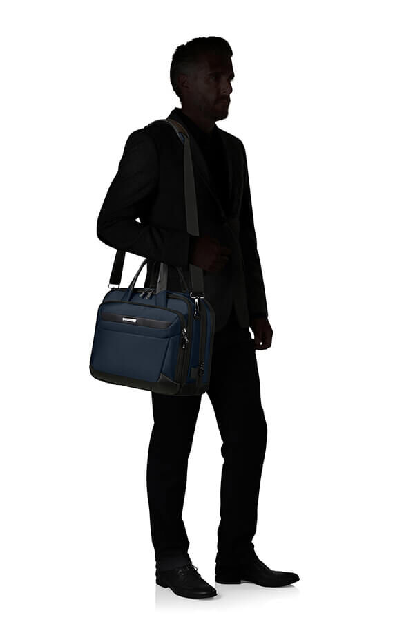 Samsonite Pro-Dlx 6 Bailhandle Expandable 15.6'  Bl&aring;