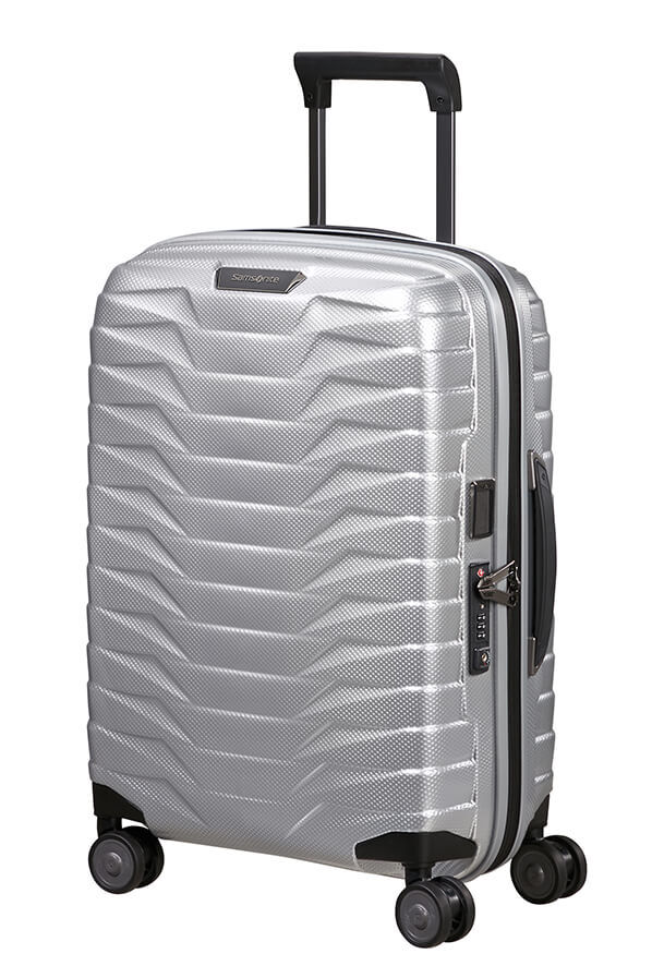 Samsonite Proxis Spinner Expandable Length 40cm 55cm  Silver