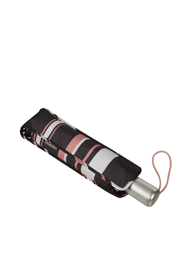 Samsonite Alu Drop S Safe 3 Sect. Auto O/C  Coral Stripes