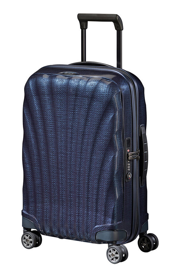 Samsonite C-Lite Spinner Expandable 55cm  Midnattsbl&aring;