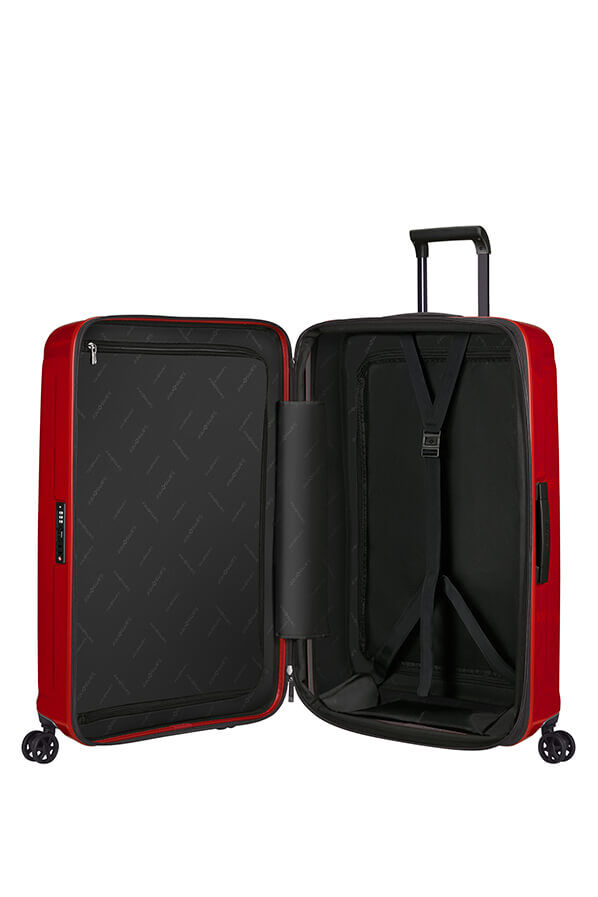 Samsonite Nuon Spinner Expandable 81cm  R&oslash;d metallic