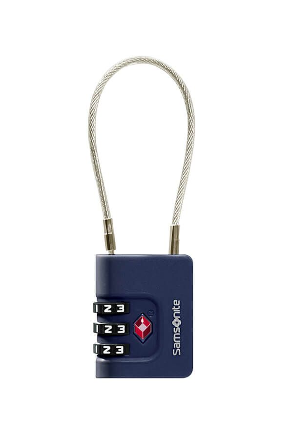 Samsonite Ta Revolution Cablelock 3 dial TSA  Midnattsbl&aring;