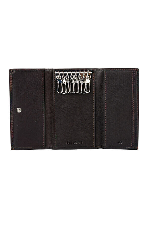 Samsonite Attack 2 Slg 507 - K H 8 Hooks Long  Ebony Brown