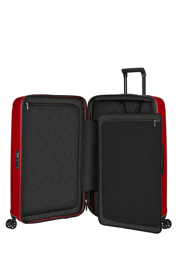 Samsonite Nuon Spinner Expandable 81cm  R&oslash;d metallic