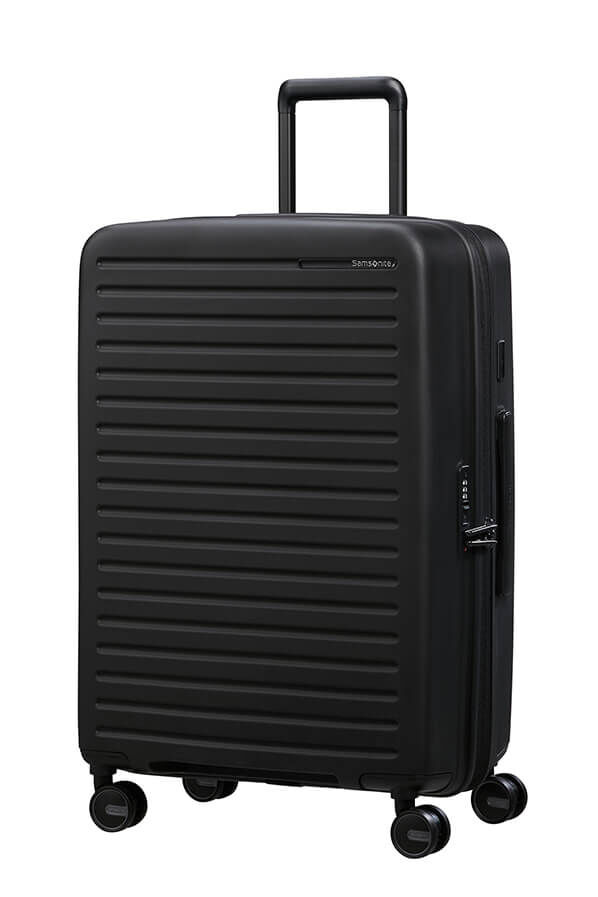 Samsonite Restackd Spinner Expandable 68cm  Svart