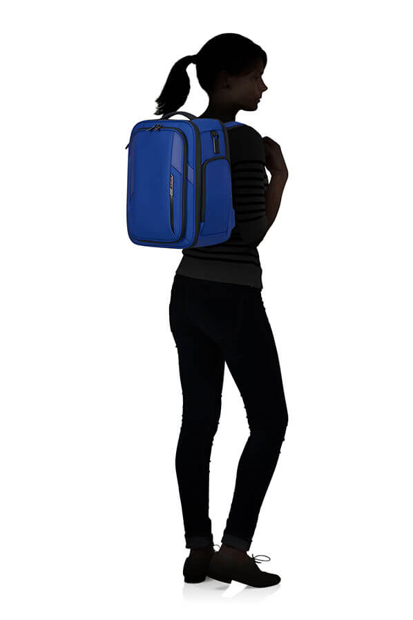 Samsonite Glazed Underseat Backpack S  Elektrisk bl&aring;