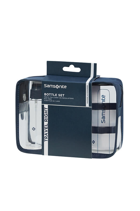 Samsonite Ta Revolution Bottle Set  Midnattsbl&aring;