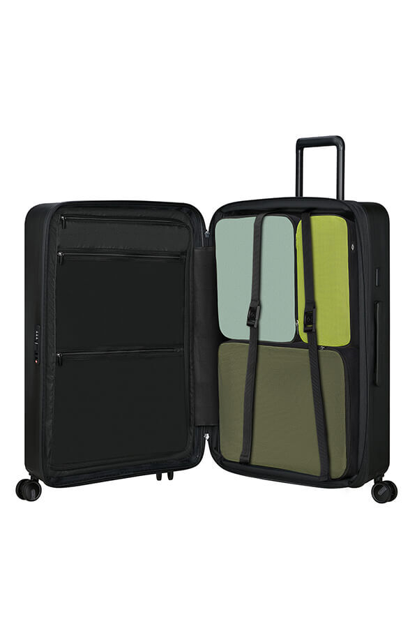 Samsonite Restackd Spinner Expandable 75cm  Svart