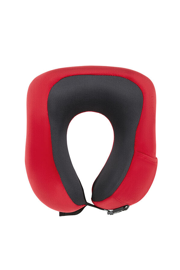 Samsonite Ta Revolution Ergonomic Memory Foam Pillow  Red