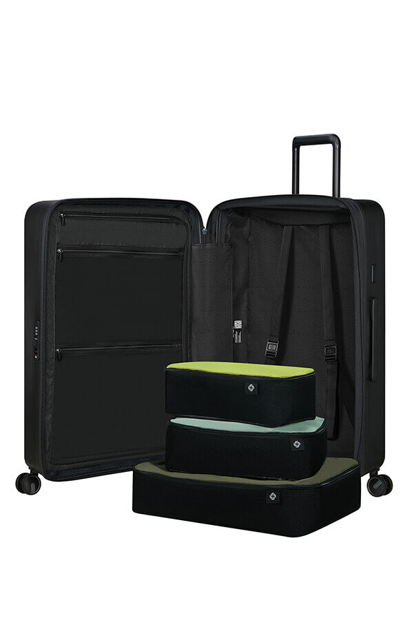 Samsonite Restackd Spinner Expandable 75cm  Svart