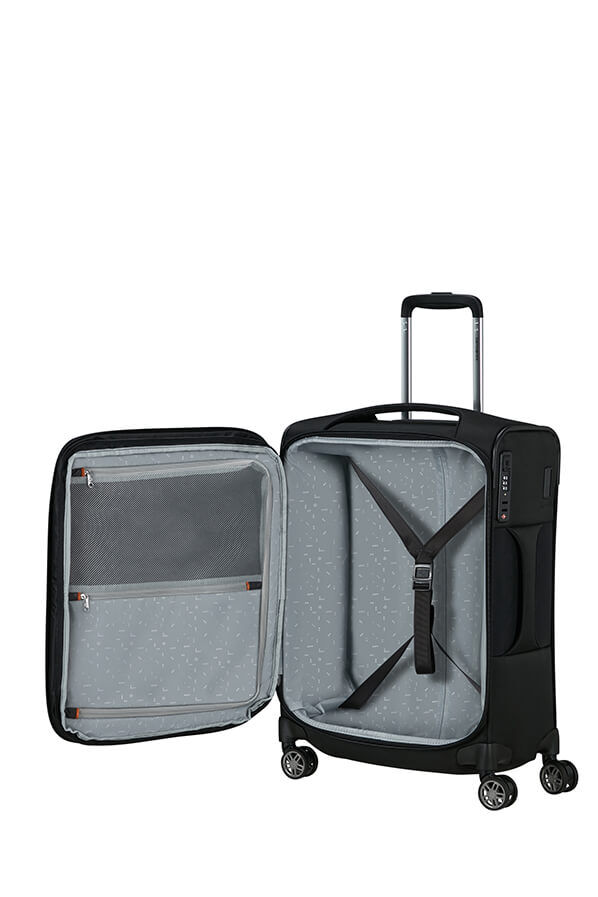 Samsonite Re-Lite Spinner Expandable 55cm  Svart