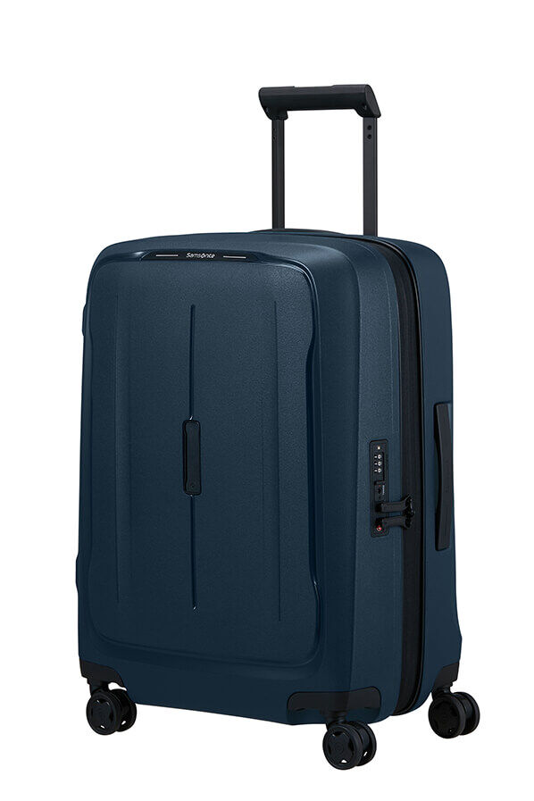 Samsonite Essens Spinner Expandable ZIP 55cm  Midnattsbl&aring;