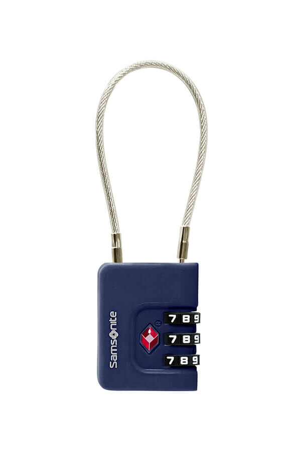 Samsonite Ta Revolution Cablelock 3 dial TSA  Midnattsbl&aring;