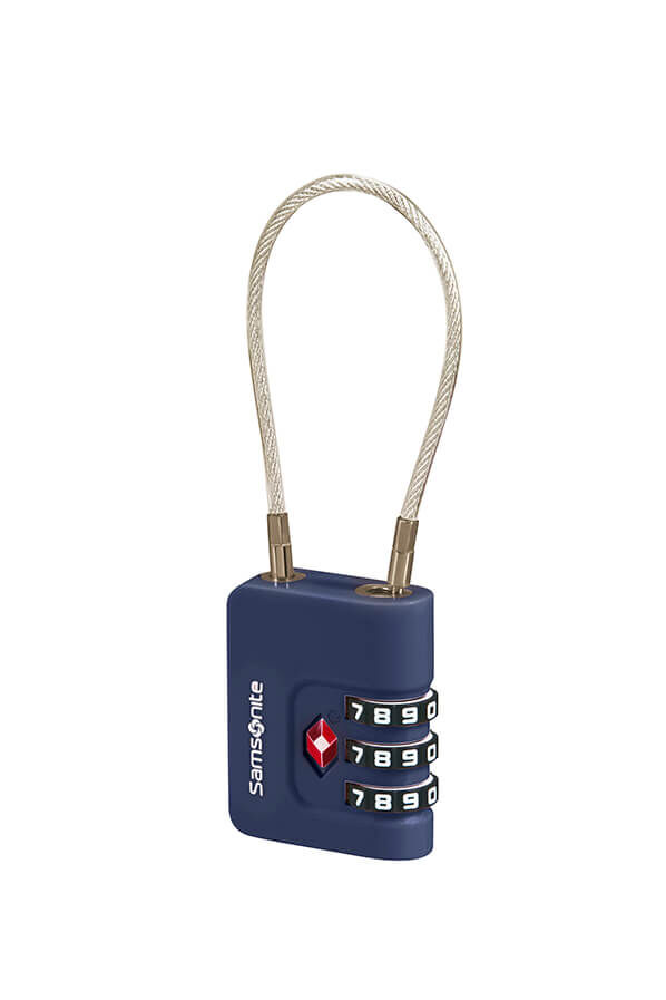 Samsonite Ta Revolution Cablelock 3 dial TSA  Midnattsbl&aring;