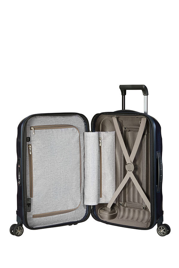 Samsonite C-Lite Spinner Expandable 55cm  Midnattsbl&aring;