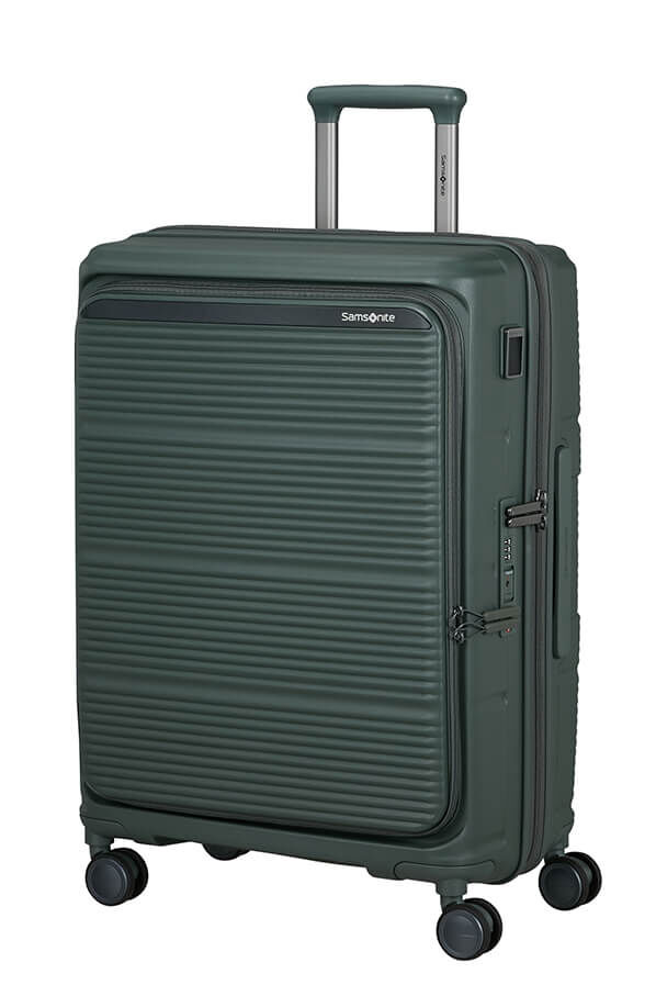 Samsonite Paralux Spinner Expandable Medium Sp 67cm  Oliven