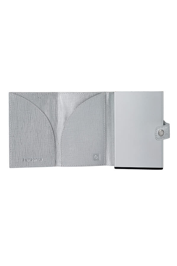 Samsonite Alu Fit 202 - Slide-up Wallet  Silver