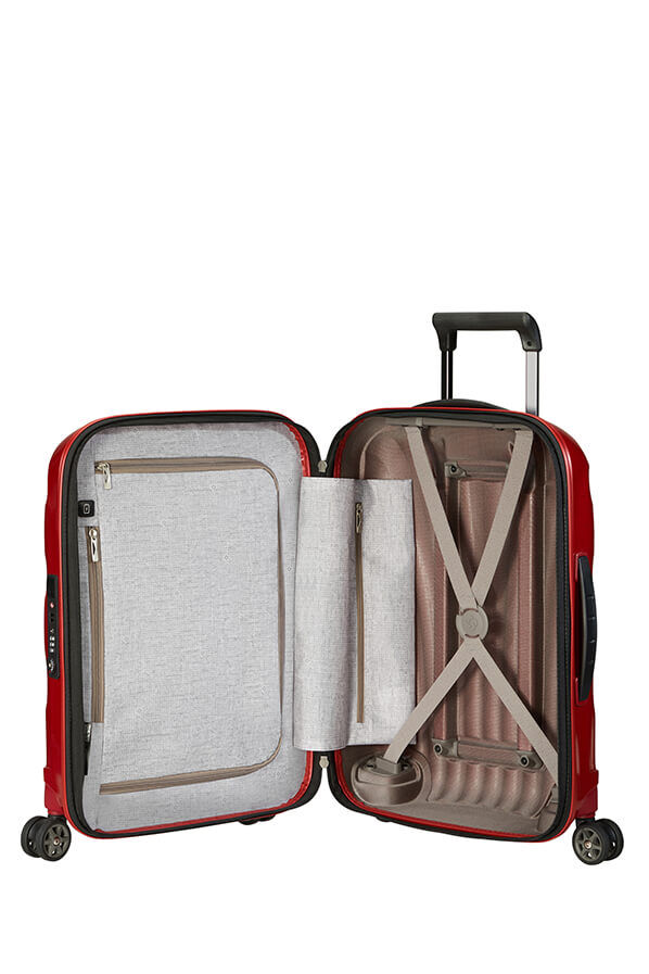 Samsonite C-Lite Spinner Expandable 55cm  Chili red