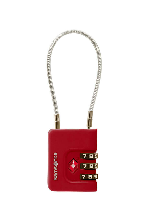 Samsonite Ta Revolution Cablelock 3 dial TSA  R&oslash;d