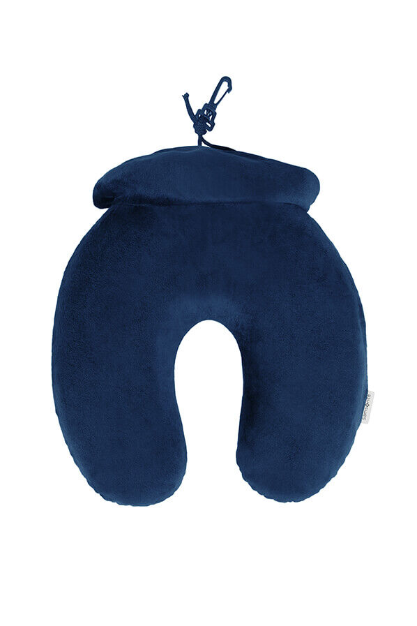 Samsonite Ta Revolution Memory Foam Pillow/Pouch  Midnattsbl&aring;