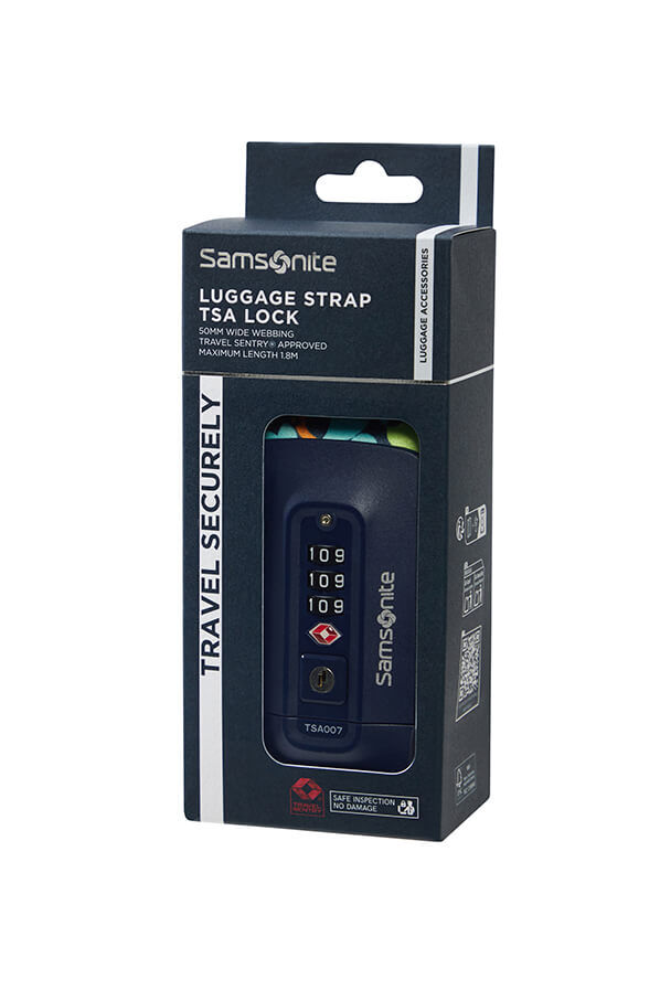 Samsonite Ta Revolution Luggage Strap/TSA Lock  Colorwave