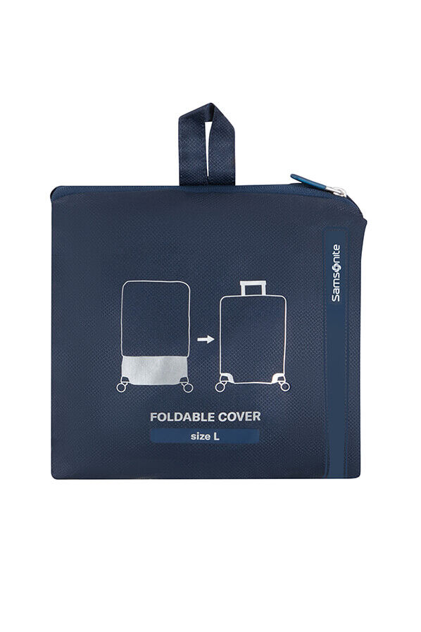 Samsonite Ta Revolution Foldable Luggage Cover L  Midnattsbl&aring;