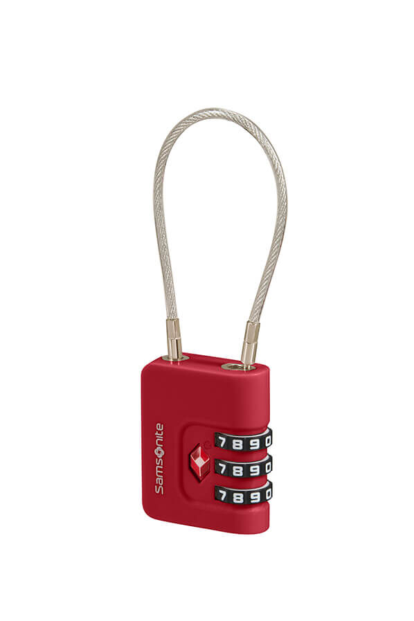 Samsonite Ta Revolution Cablelock 3 dial TSA  R&oslash;d