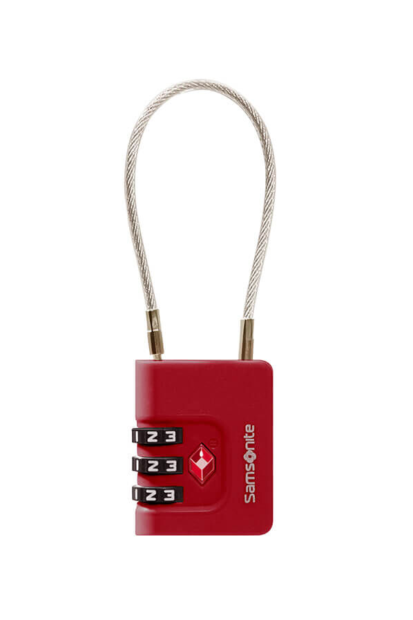 Samsonite Ta Revolution Cablelock 3 dial TSA  R&oslash;d