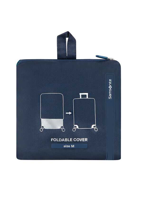Samsonite Ta Revolution Foldable Luggage Cover M  Midnight Blue
