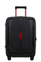 Samsonite Essens Spinner Expandable ZIP 55cm  Charcoal/Red