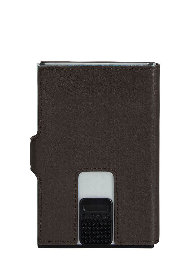 Samsonite Alu Fit 202 - Slide-up Wallet  Dark Brown