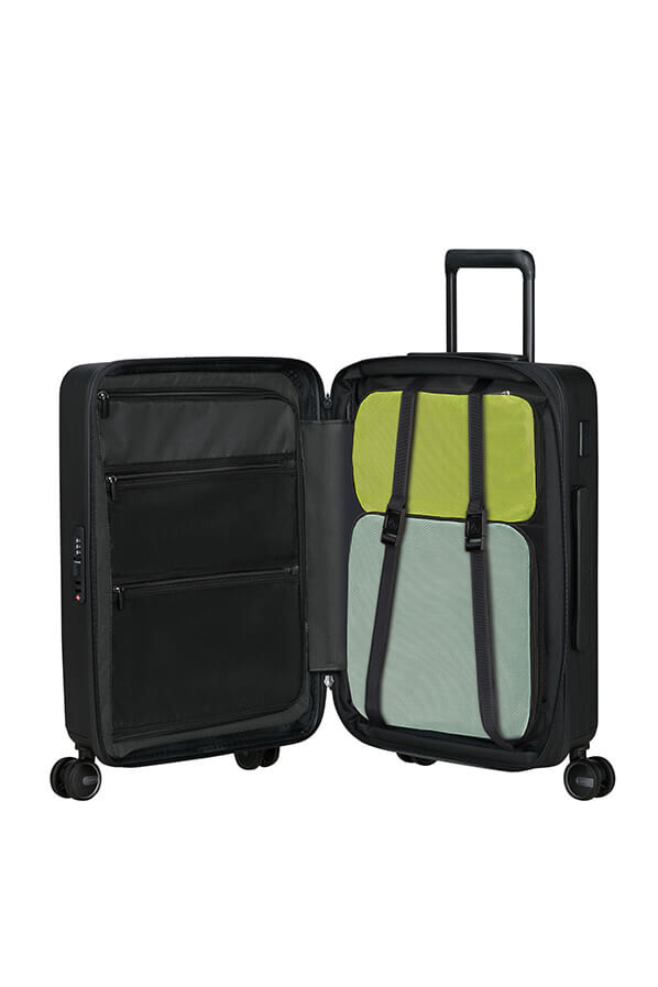 Samsonite Restackd Spinner Expandable Easy Access 55cm  Svart