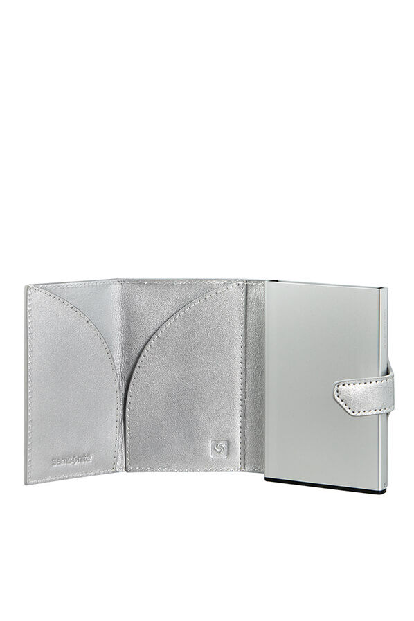 Samsonite Alu Fit Slide-up Wallet Proxis  Silver