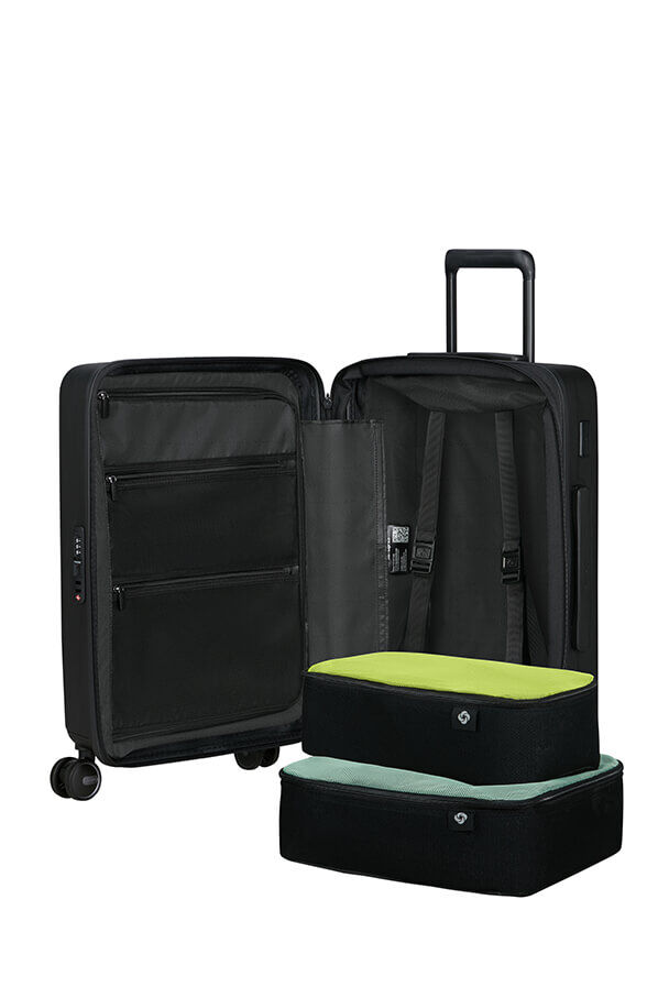 Samsonite Restackd Spinner Expandable Easy Access 55cm  Svart